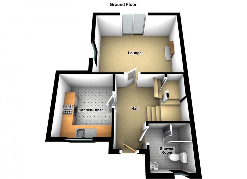 Floorplan for The Hawthorns, Lutterworth