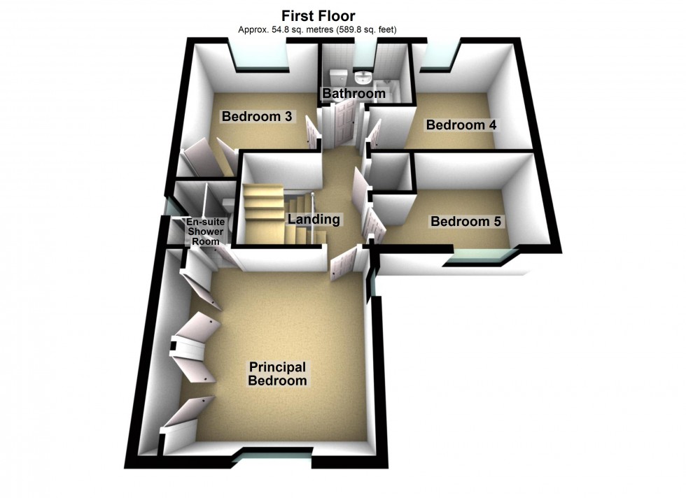 Floorplan for Lilac Drive, Lutterworth