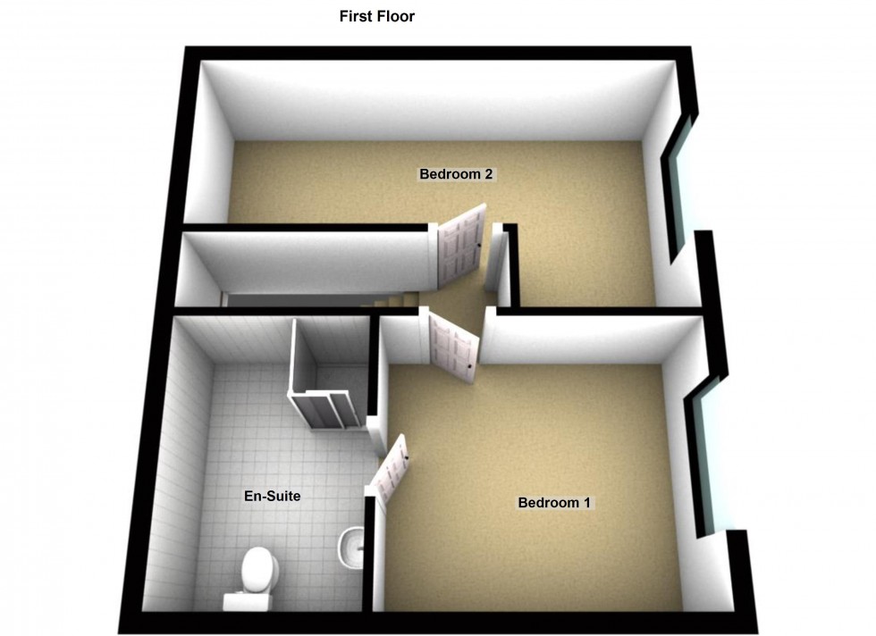 Floorplan for Meriton Road, Lutterworth