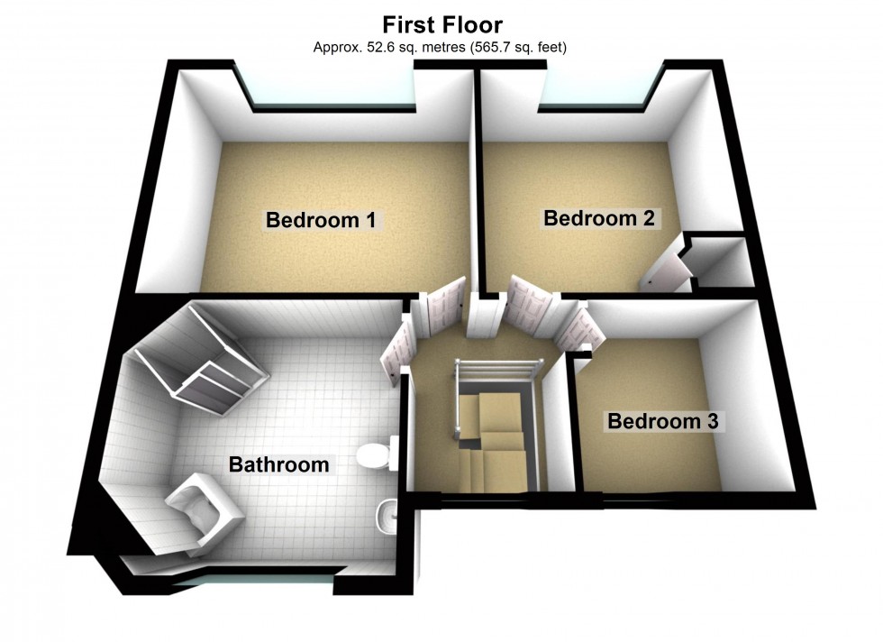 Floorplan for Leicester Road, Lutterworth