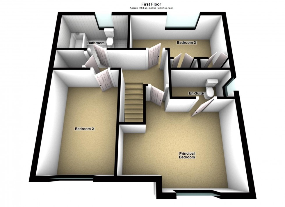 Floorplan for Gloster Road, Lutterworth