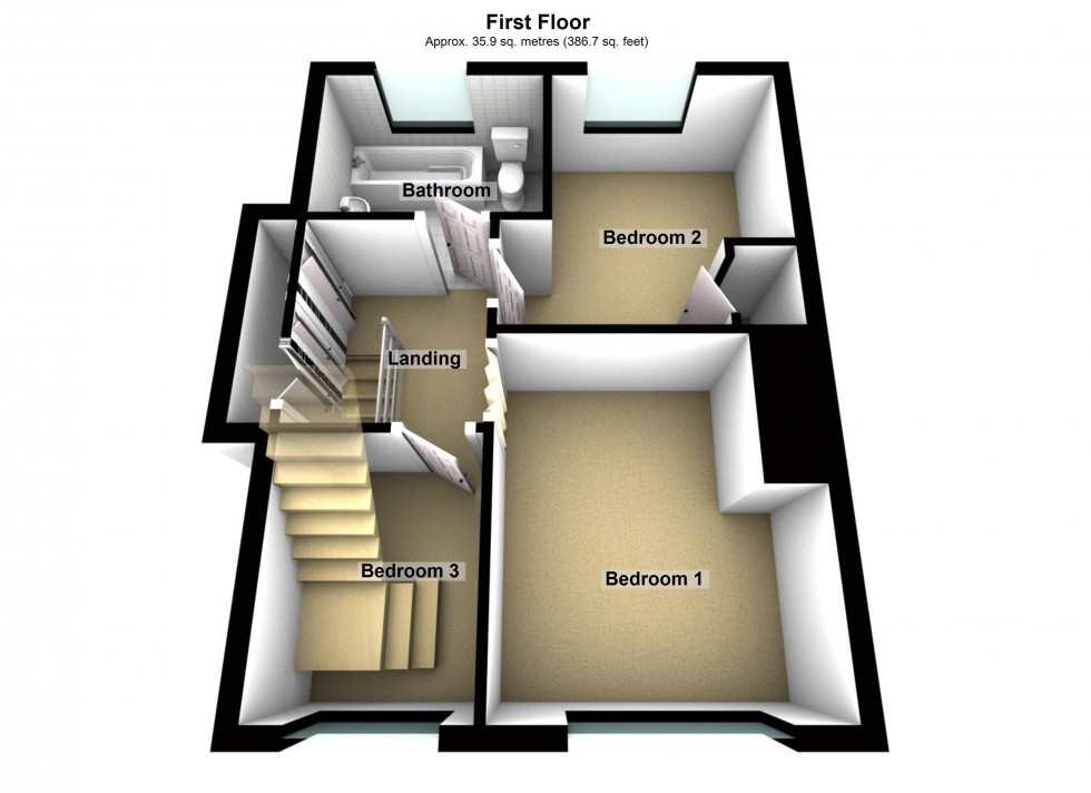 Floorplan for Spencer Road, Lutterworth