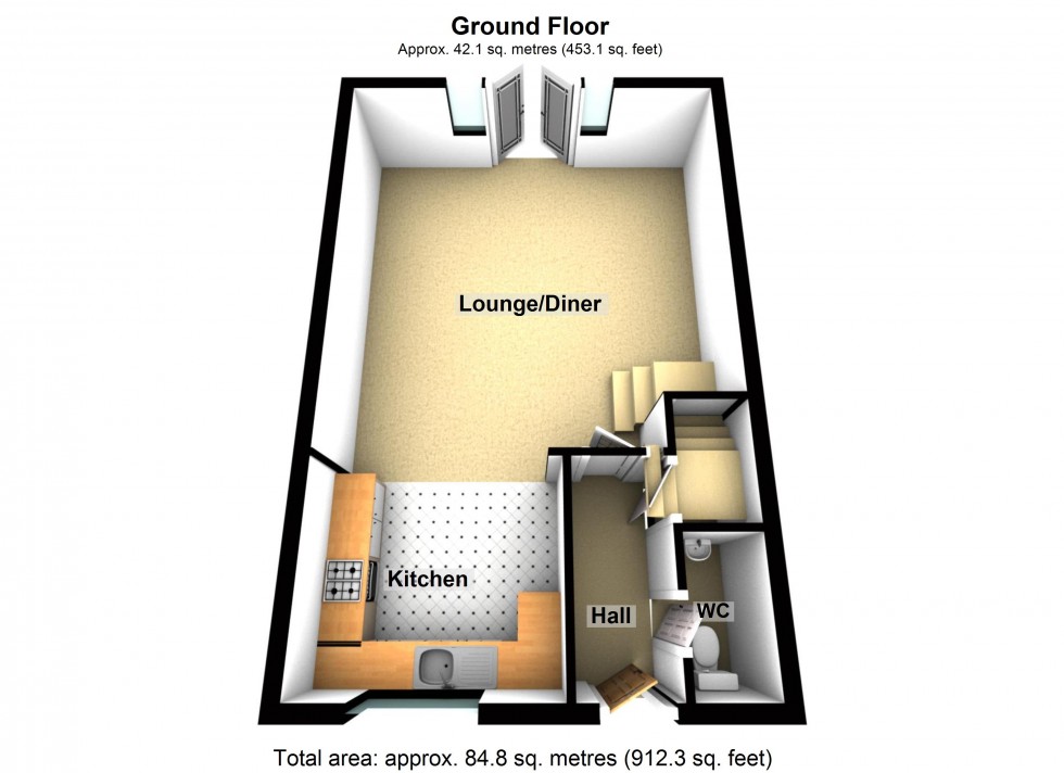 Floorplan for Hilly Hollow, Gilmorton