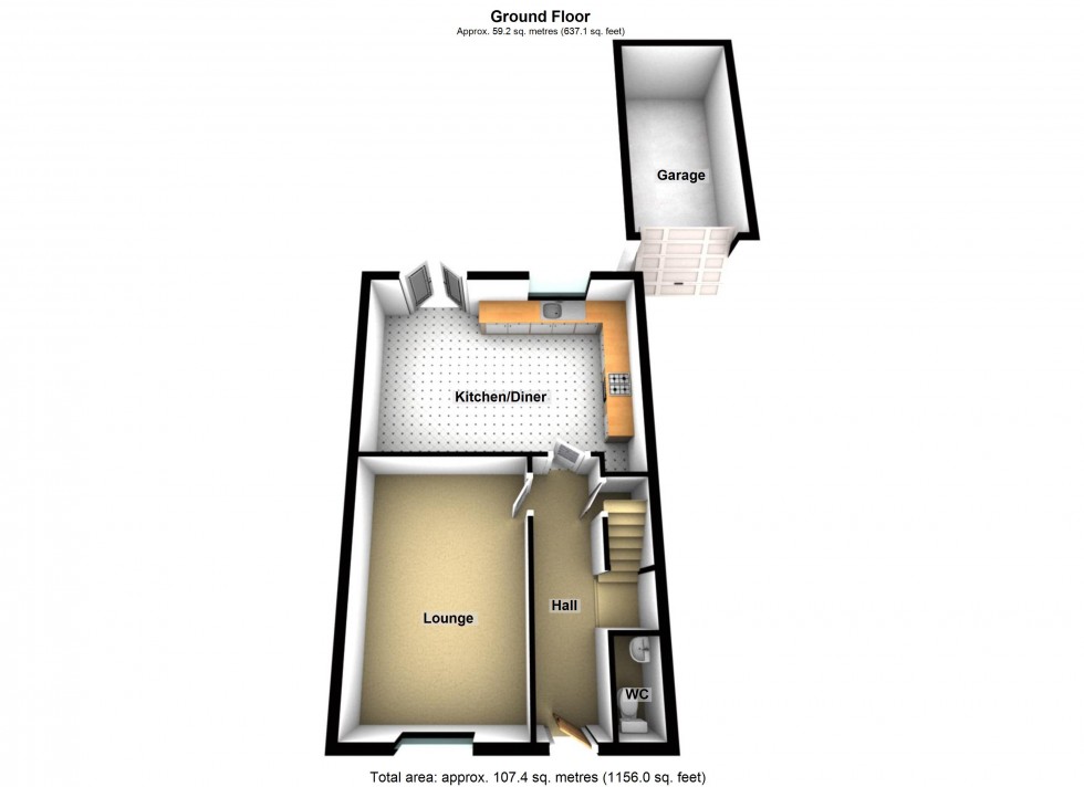 Floorplan for Lime Avenue, Sapcote