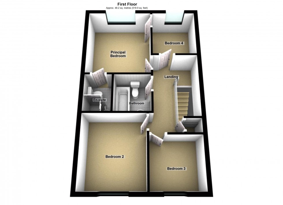 Floorplan for Lime Avenue, Sapcote