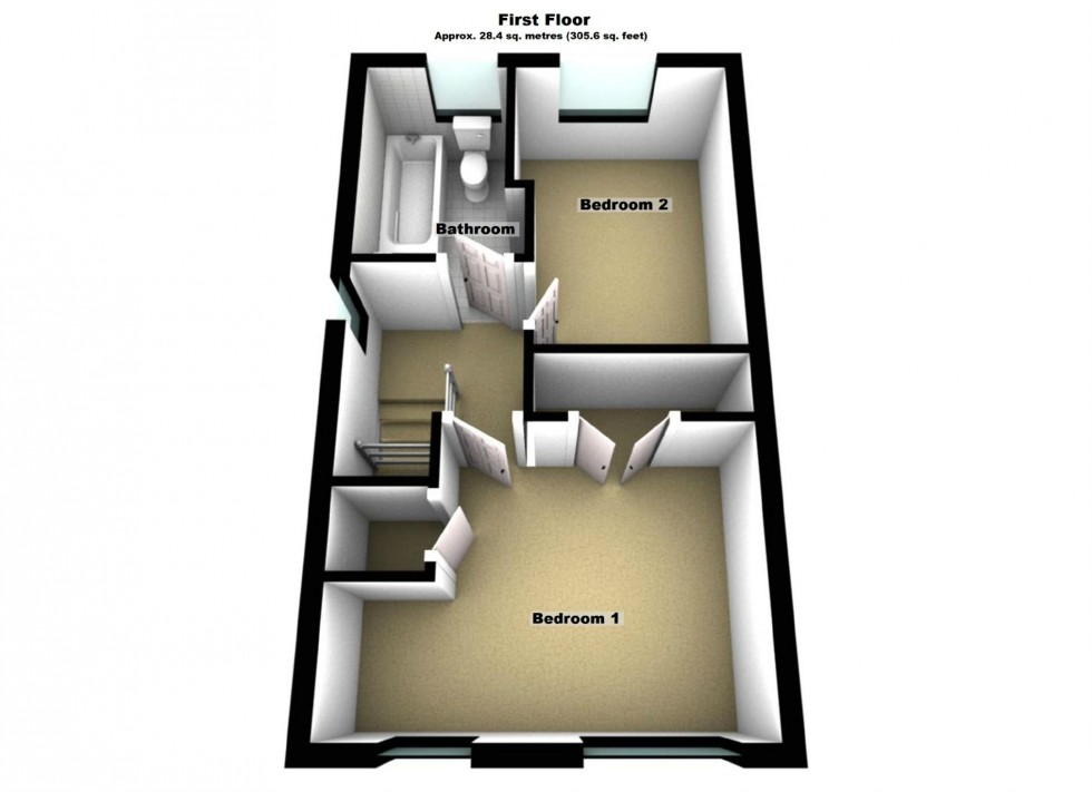 Floorplan for Robinia Close, Lutterworth