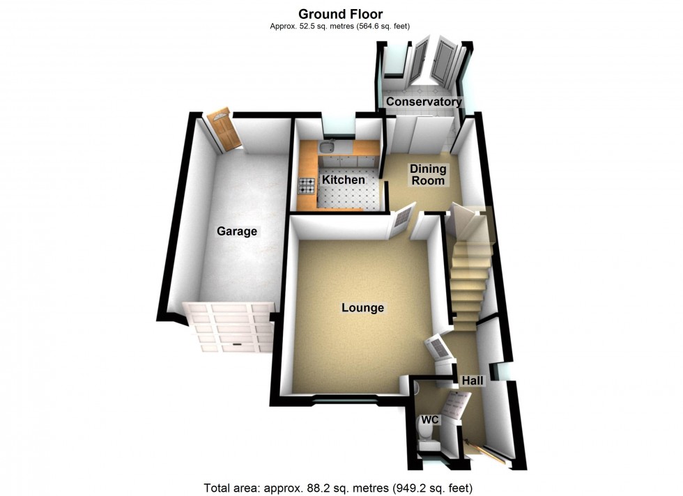 Floorplan for Juliet Drive, Heathcote, Warwick