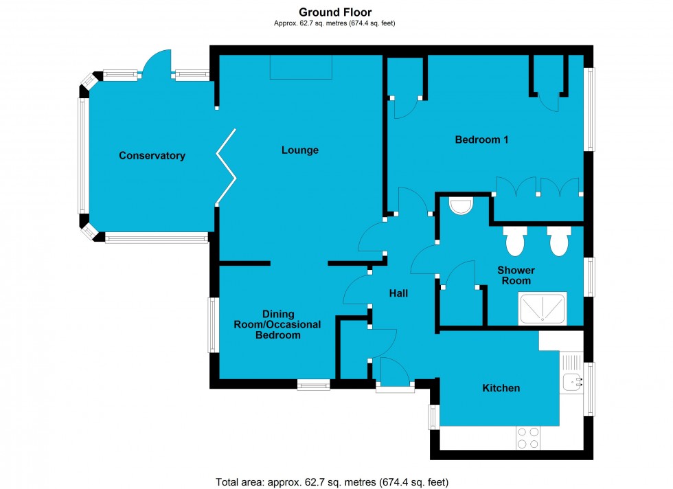 Floorplan for The Hawthorns, Lutterworth