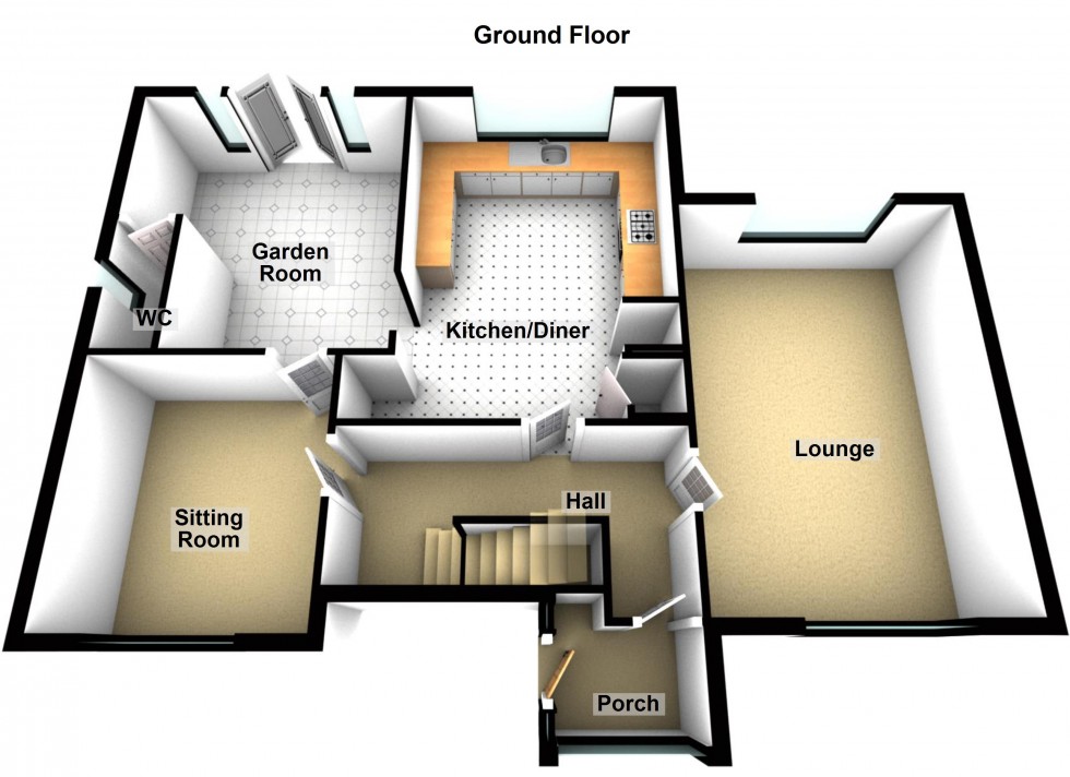 Floorplan for Coventry Road, Lutterworth