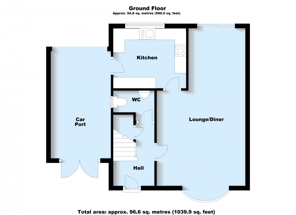 Floorplan for Boundary Road, Lutterworth