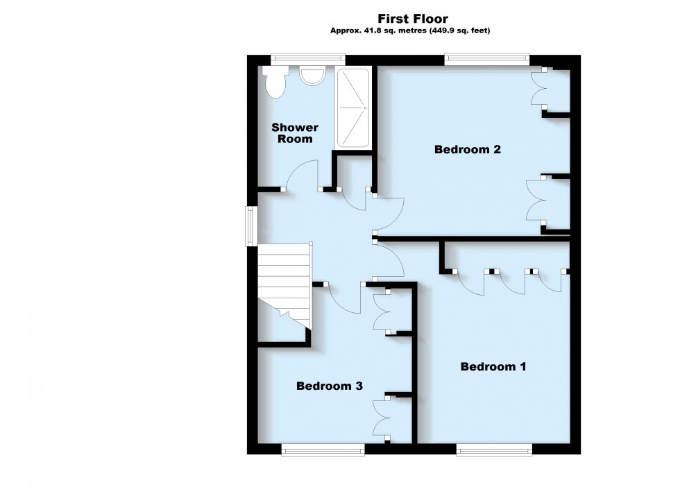 Floorplan for Boundary Road, Lutterworth