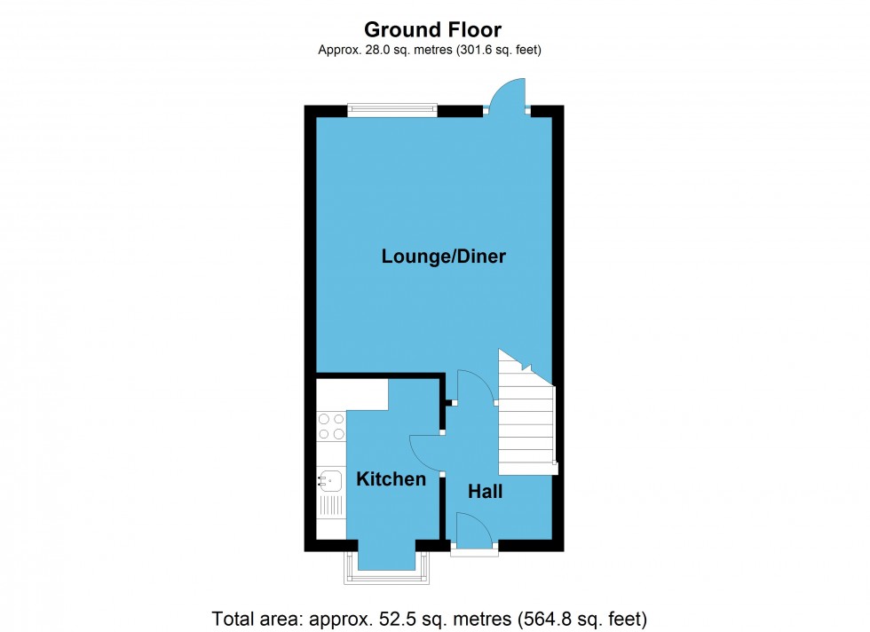 Floorplan for Attlee Close, Lutterworth