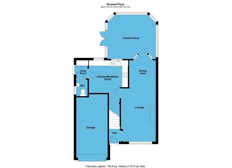 Floorplan for Azalea Close, Lutterworth