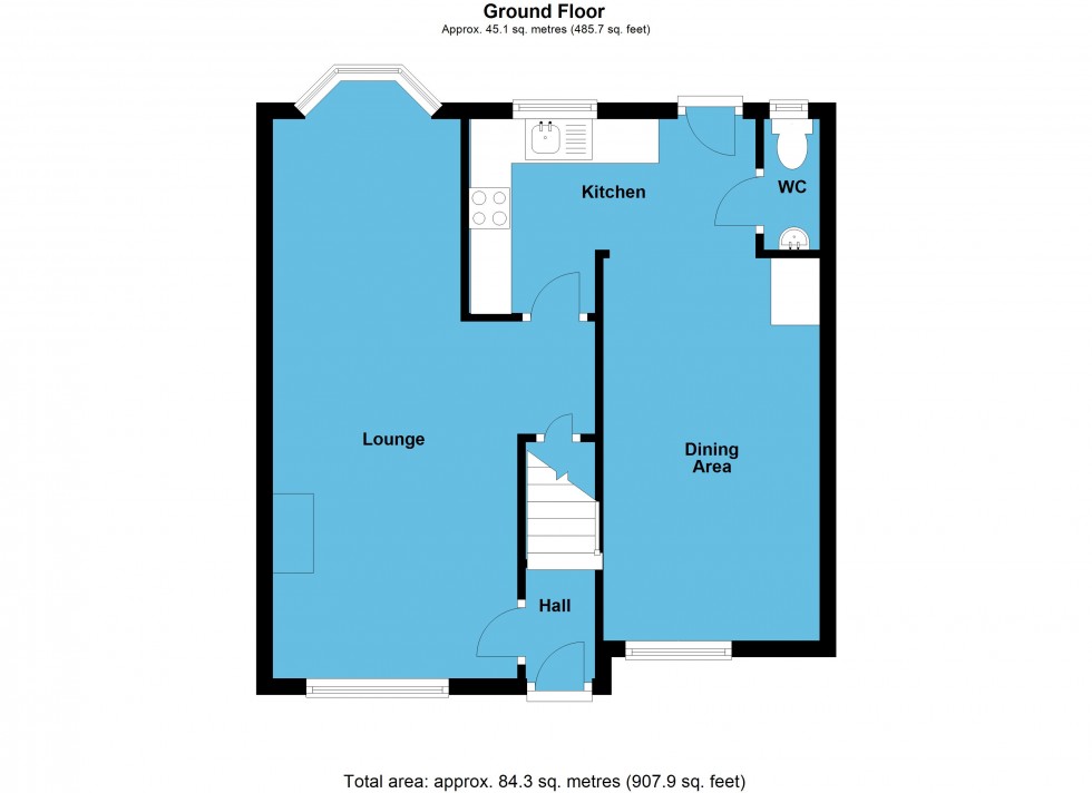 Floorplan for Robinia Close, Lutterworth