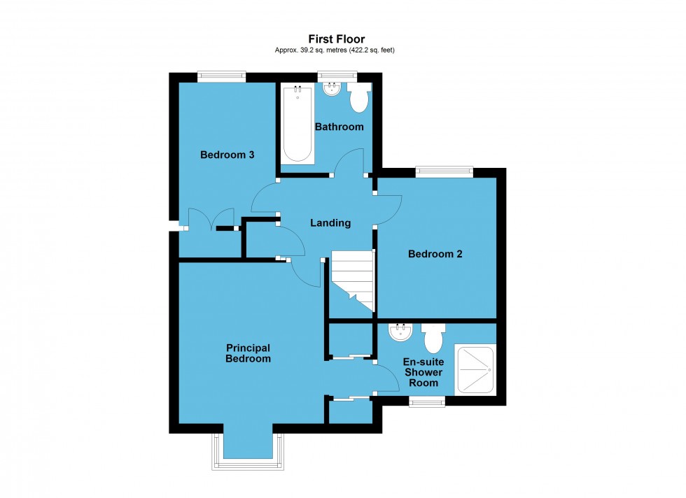 Floorplan for Robinia Close, Lutterworth