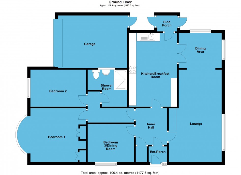 Floorplan for Cherrytree Avenue, Lutterworth