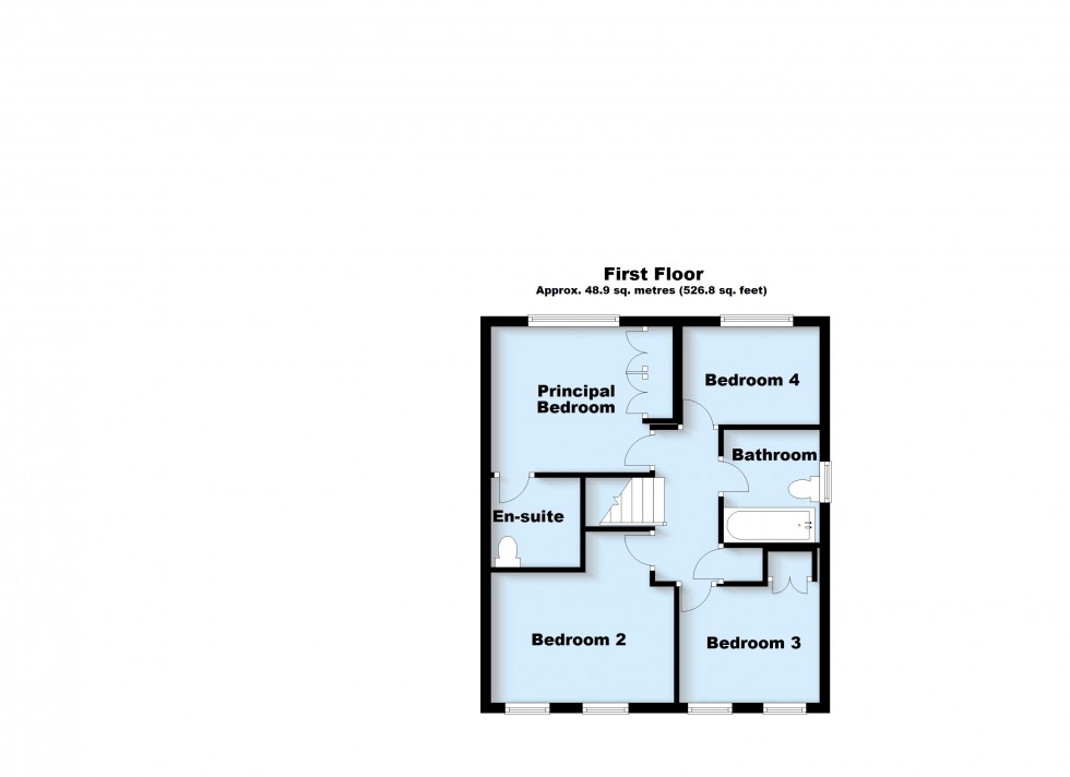 Floorplan for Cunningham Drive, Lutterworth