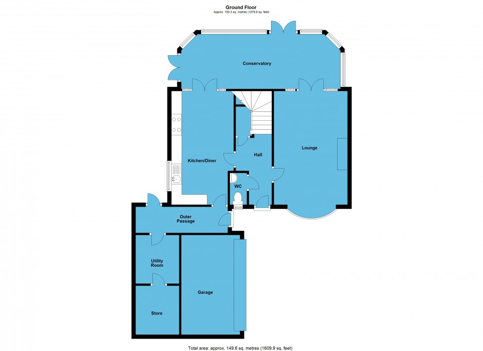 Floorplan for Marylebone Drive, Lutterworth