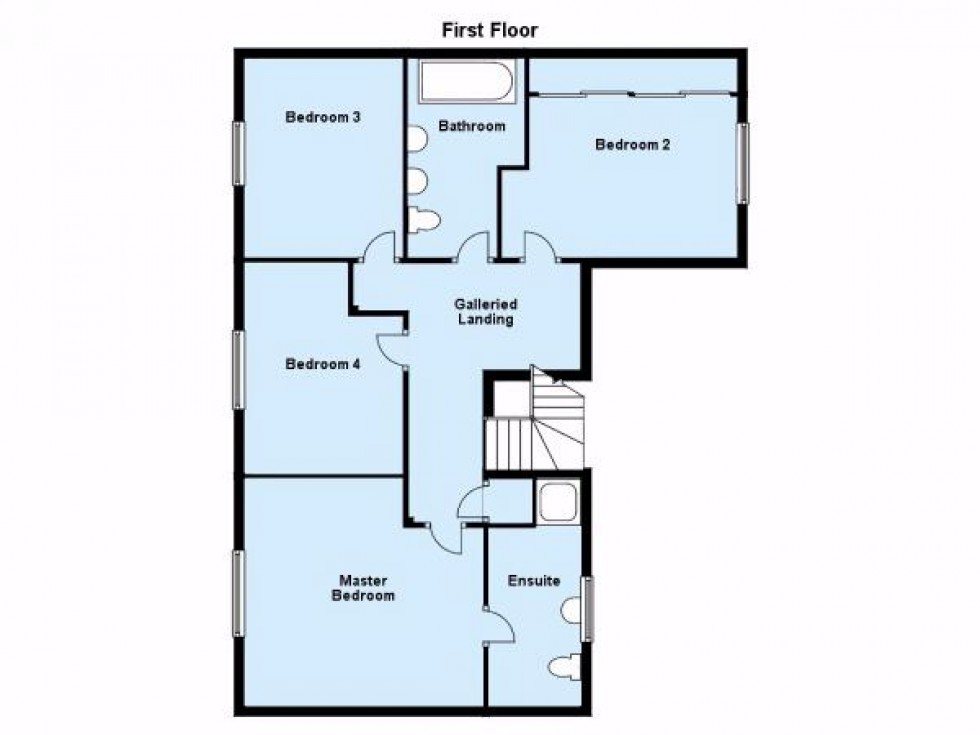 Floorplan for Main Street, Peatling Parva