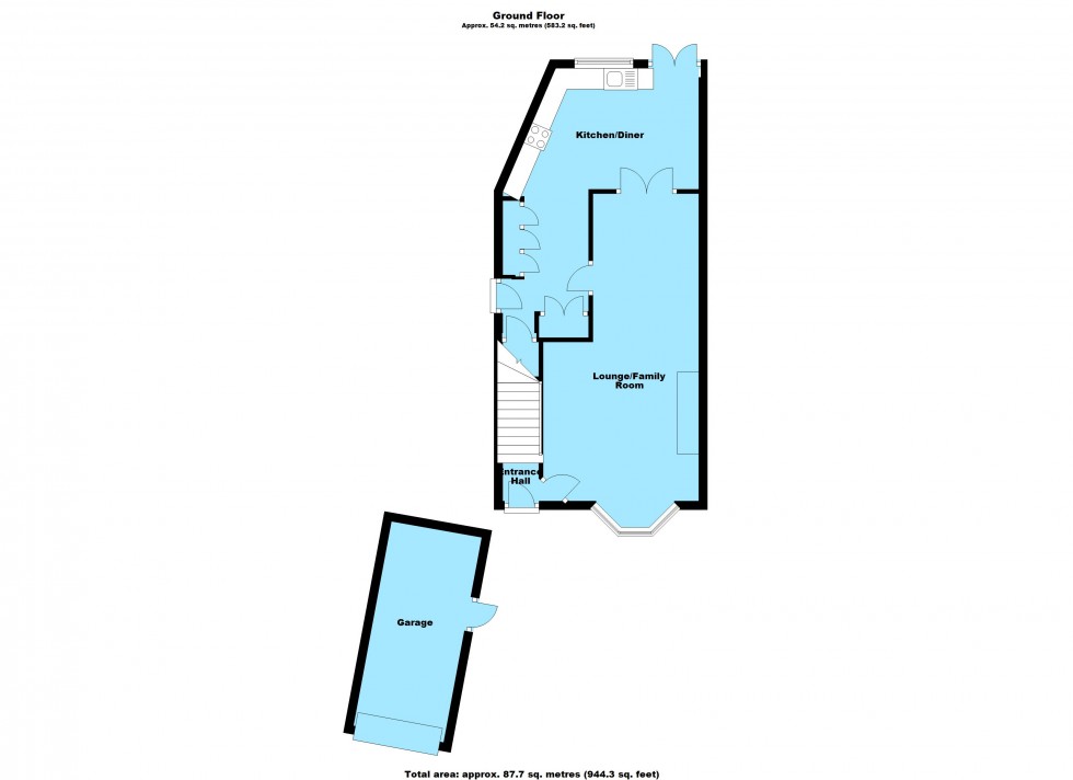 Floorplan for Juniper Close, Lutterworth