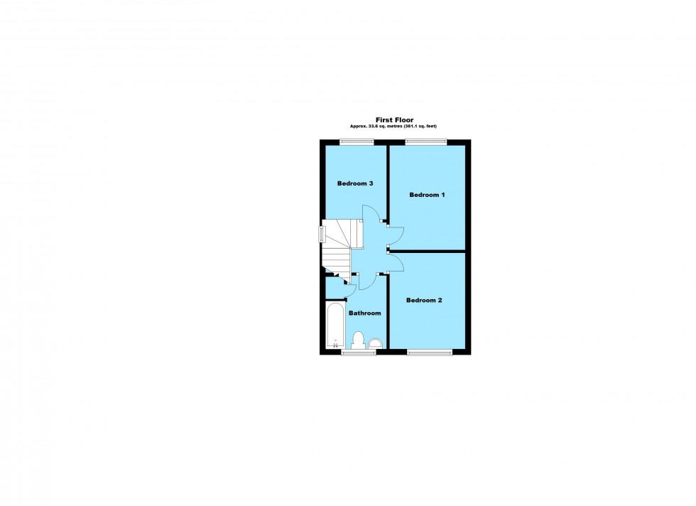 Floorplan for Juniper Close, Lutterworth