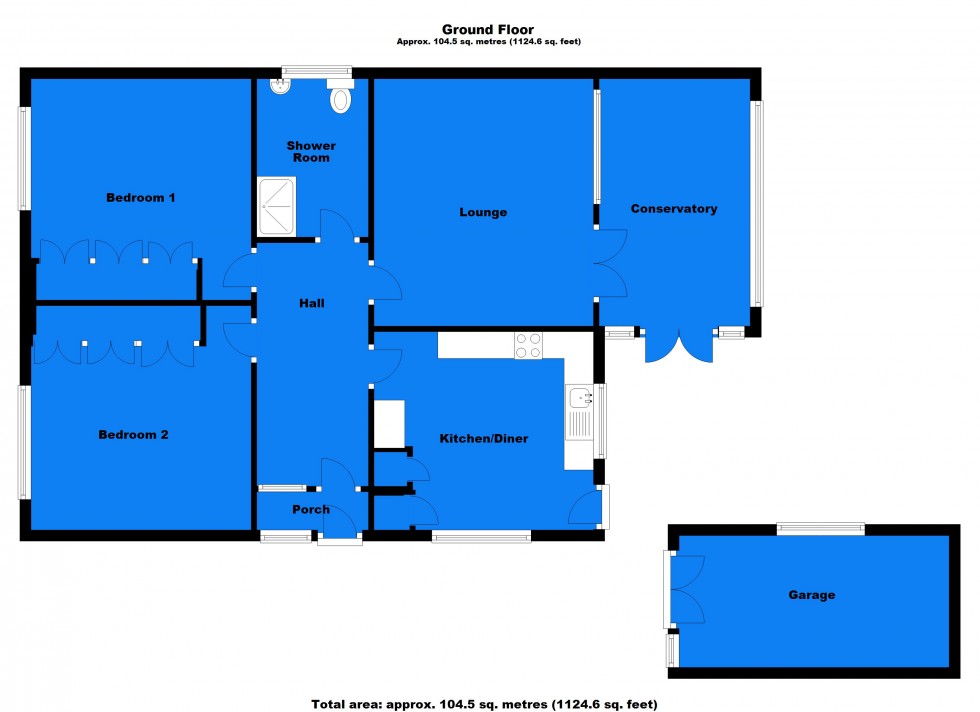 Floorplan for Mill Grove, Lutterworth