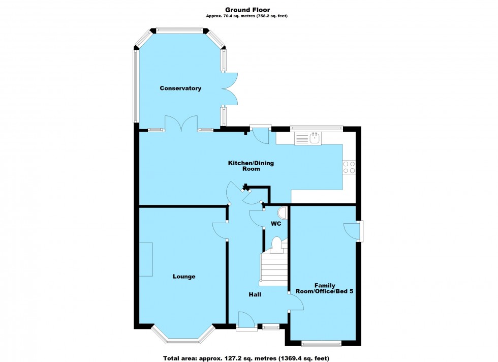 Floorplan for Lilac Drive, Lutterworth