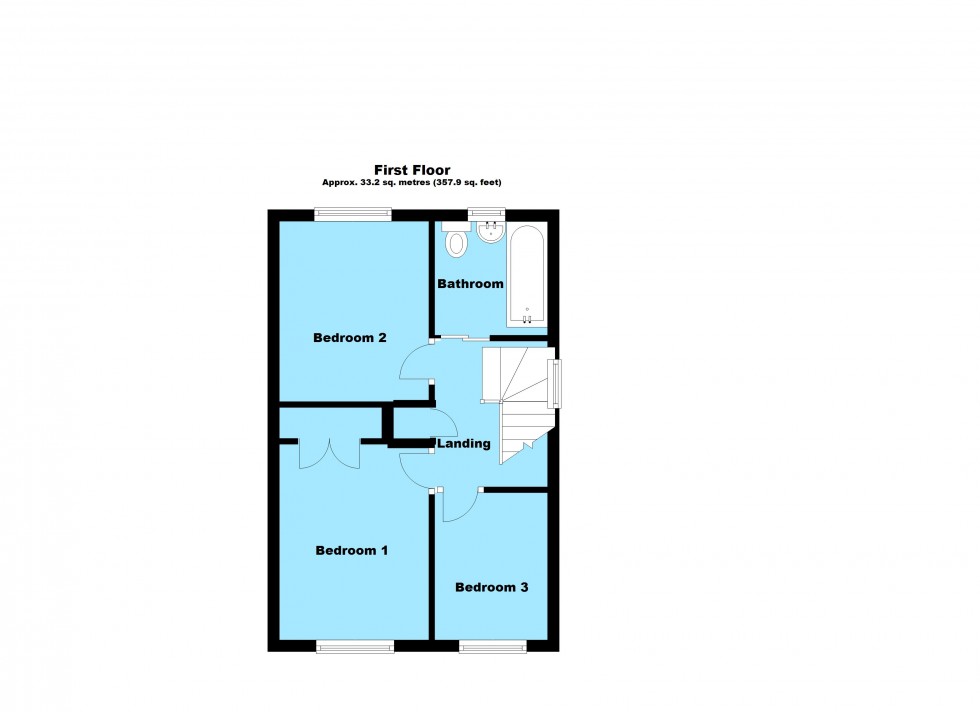 Floorplan for Alexander Drive, Lutterworth