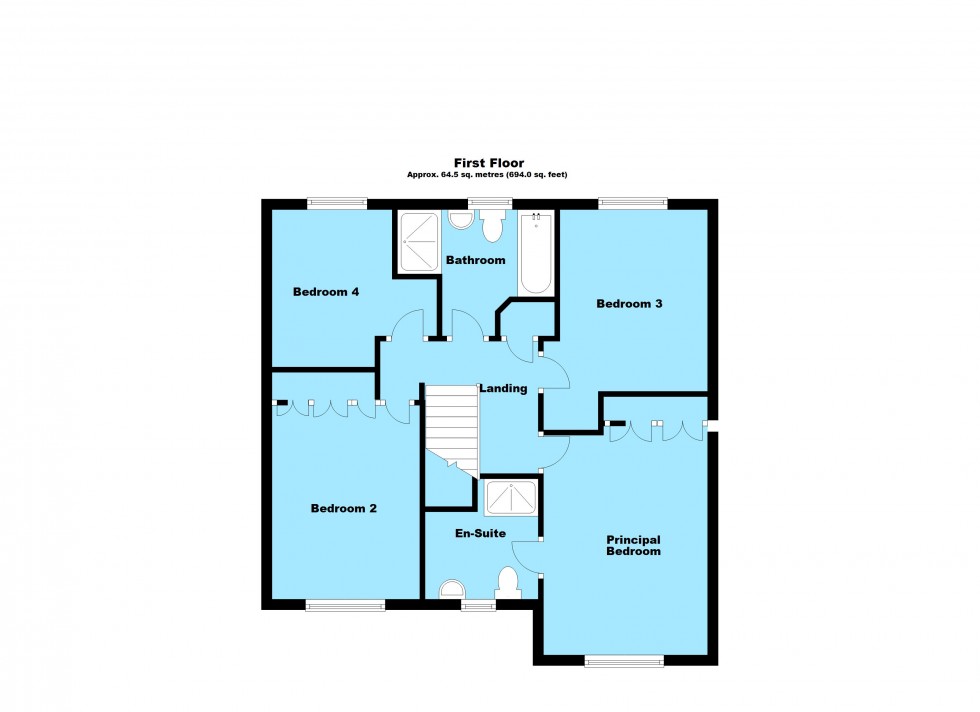 Floorplan for Marsh Drive, Husbands Bosworth